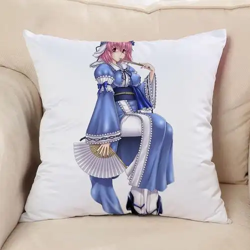 动漫二次元抱枕高清印花****宅男靠枕一件代发二次元周边产品