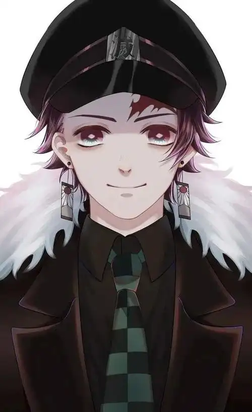 鬼灭之刃军装风帅气4人组