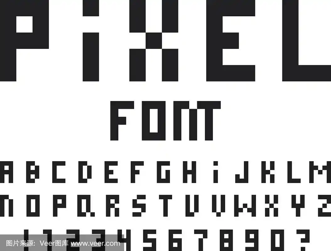 像素字体字母