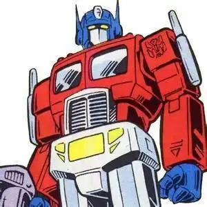 擎天柱头像彩色简笔画