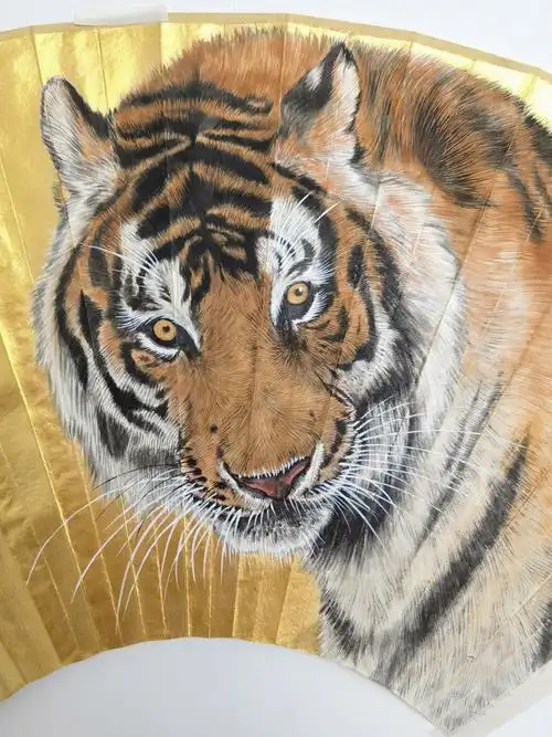 工笔画  #薯小虎  #老虎  #国画工笔画  #虎年画虎 #虎虎生威