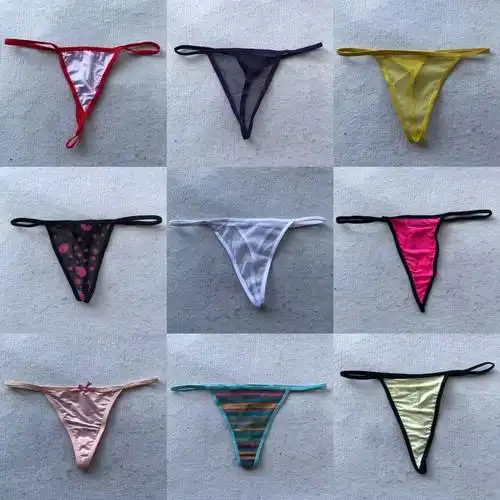 杂款丁字裤女士细带外贸内销尾货低腰性感小丁裤混色混码现货跑量