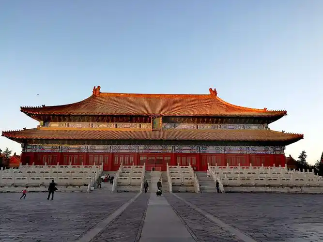 走进太庙,这是太庙大殿.