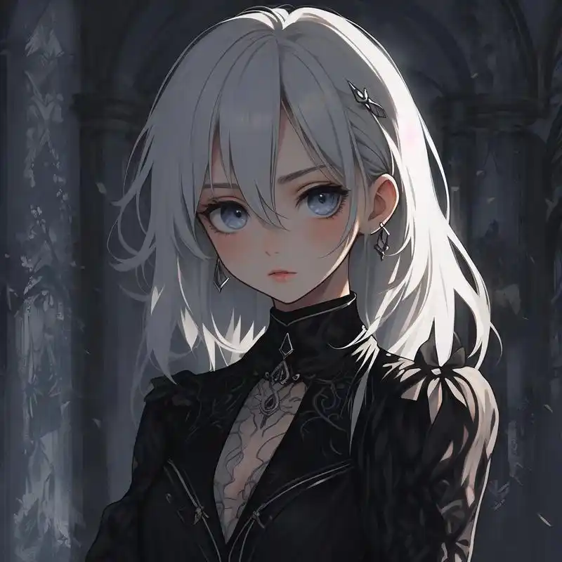 94黑暗系动漫女生头像94 探索黑暗系动漫的魅力,这组女生头像带你