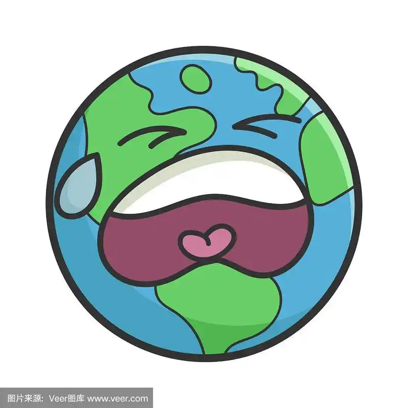 哭泣星球地球卡通