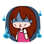 qq表情黑眼妹-衰 qq图片黑眼妹-衰-www.qqtu8.com