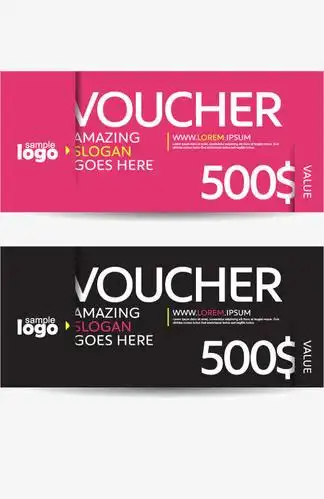 精美促销卡设计矢量素材