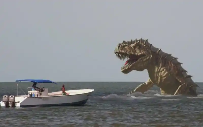 恐龙侵袭海底捡到恐龙化石不料孵出小恐龙