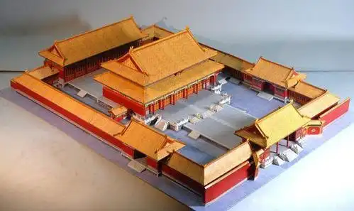 美轮美奂的纸样模型-故宫慈宁宫