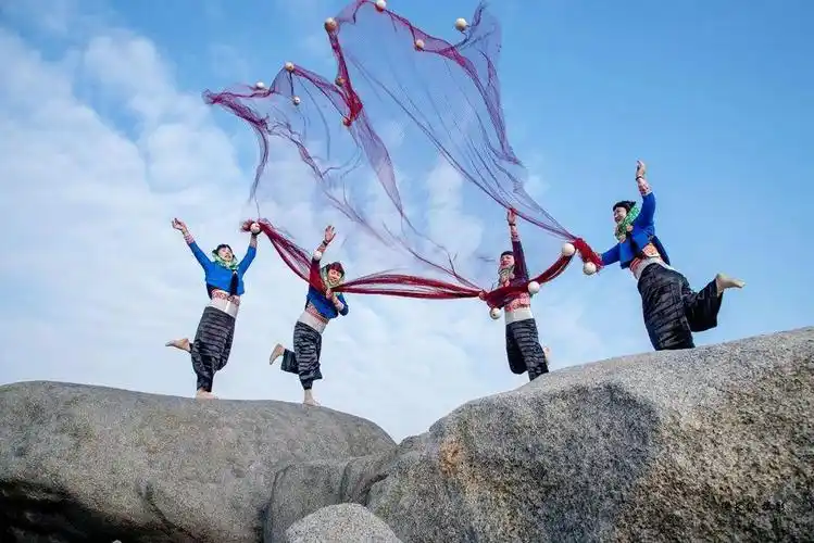 惠安女赶海浔埔女簪花人像霞浦滩涂三明白凤凰拍鸟摄影团