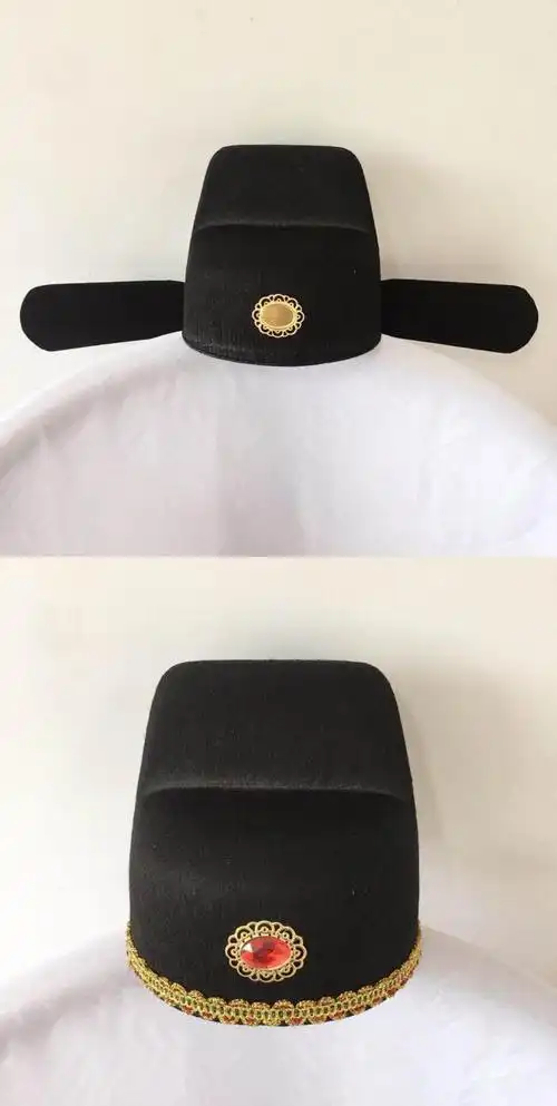 闽喃哥 乌纱帽古代官帽乌纱帽汉服明朝官帽儿童状元帽演出帽成人宫廷