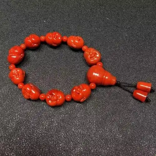 南红玛瑙的满色与满肉