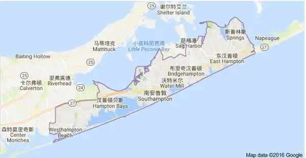 不过,在纽约长岛的东面同样有一个声名远扬的富人区代表——汉普顿.