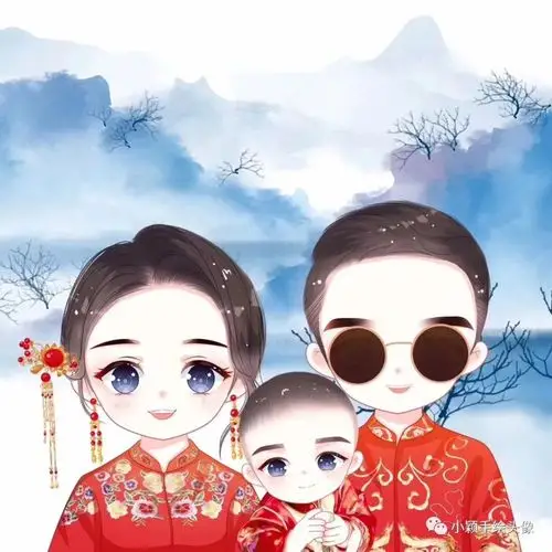 9月9日:一家三口头像第二波,总有你喜欢的!_腾讯新闻