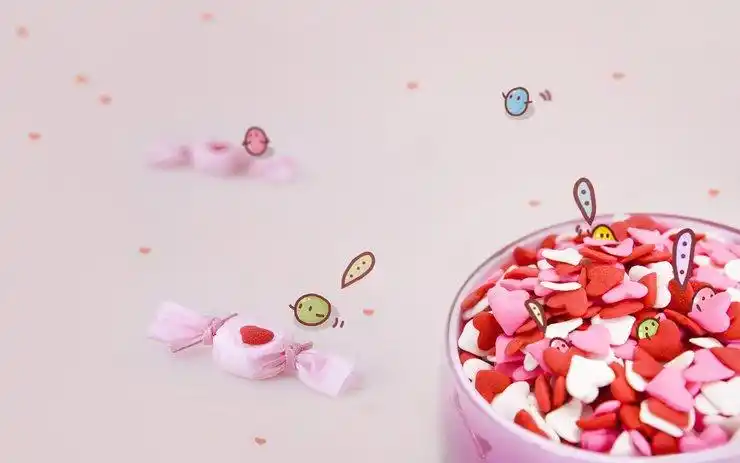 安卓手机爱情美图 唯美创意 糖果 爱心 可爱高清壁纸