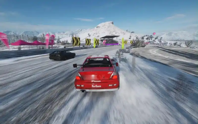 【地平线4】泥地冲刺赛 三菱 evoⅤ