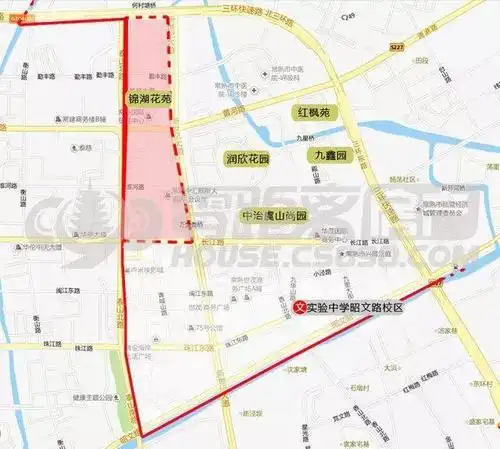 常熟市实验中学昭文校区和常熟市实验中学崇文校区共同学区2021年明确