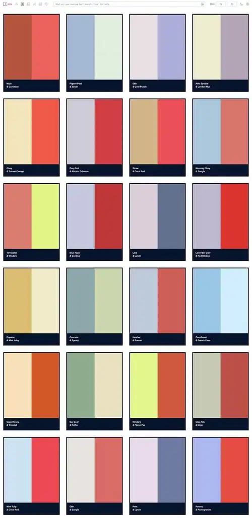 自动生成调色板配色也可以用人工智能搞定