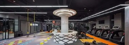 现代风格150平米健身房装修效果图