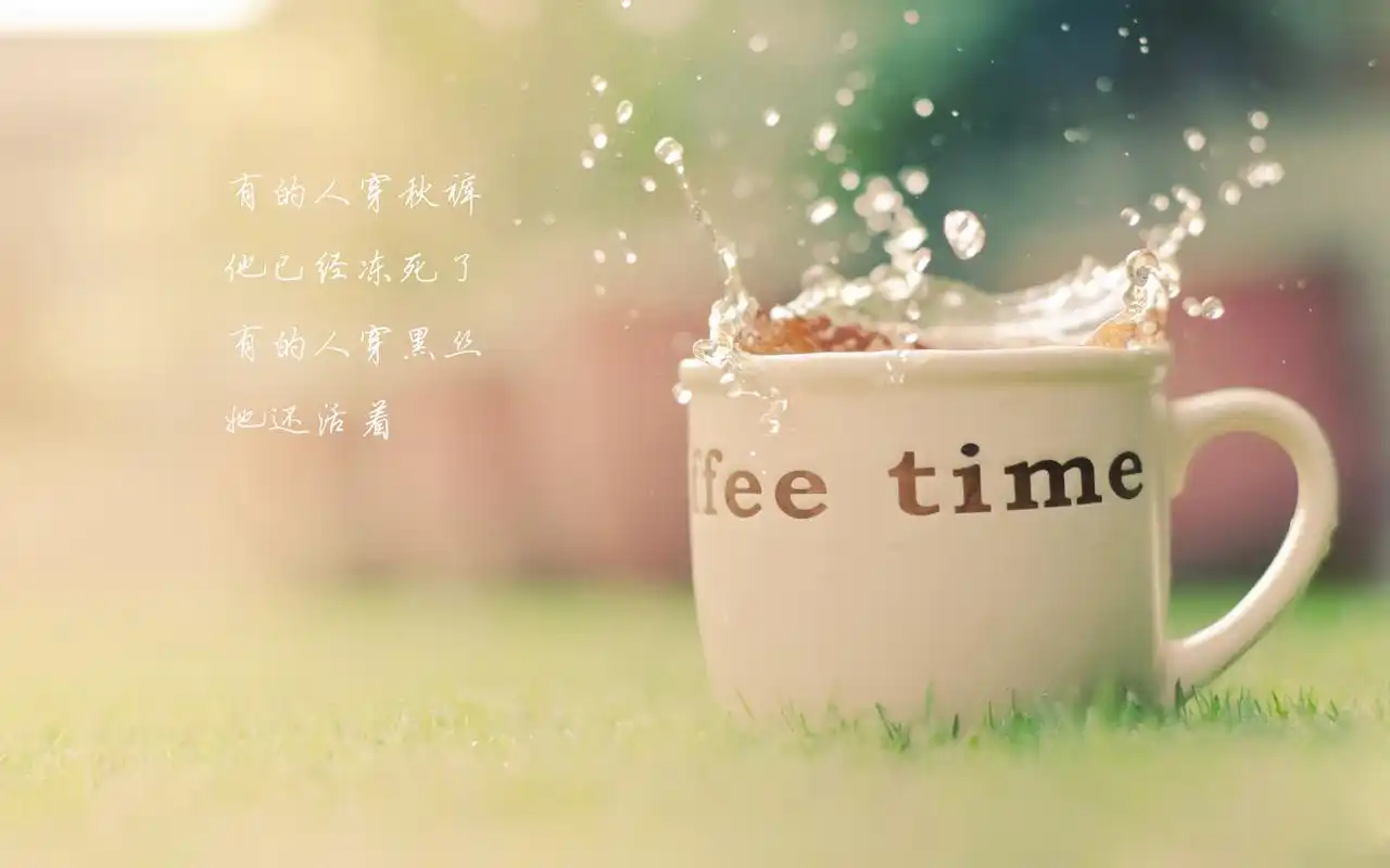 心灵语录文字设计清新桌面壁纸