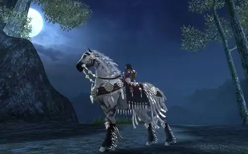 我觉得成就的那个幽骥配里飞沙很好看啊.   加5%的跑速,也是银色的.