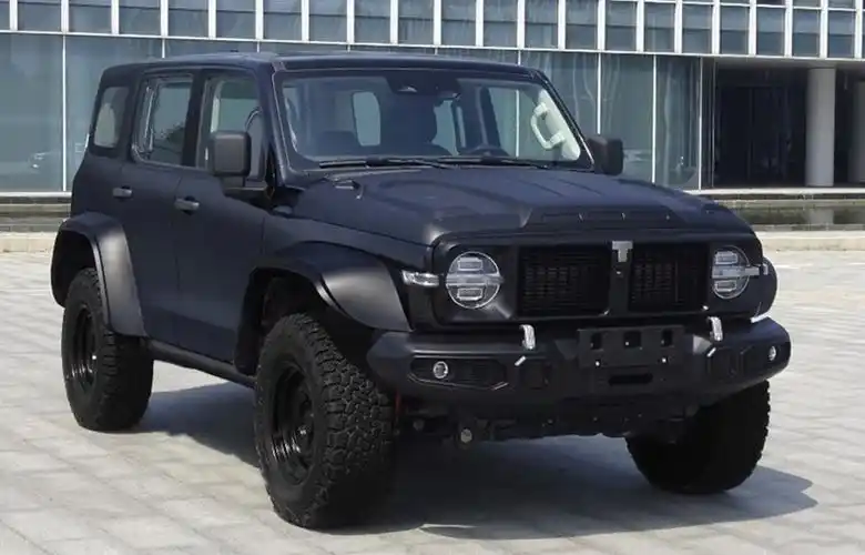 该车保持着坦克300硬派的轮廓风格,但是细节之处进行了更加越野化的