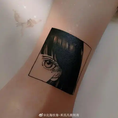 北海纹身脚踝富江