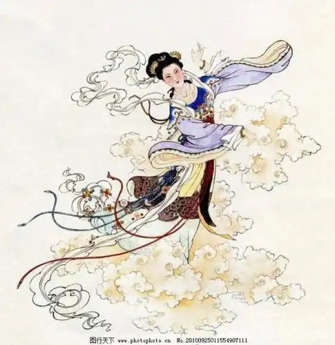 仙女赋(诗配画)