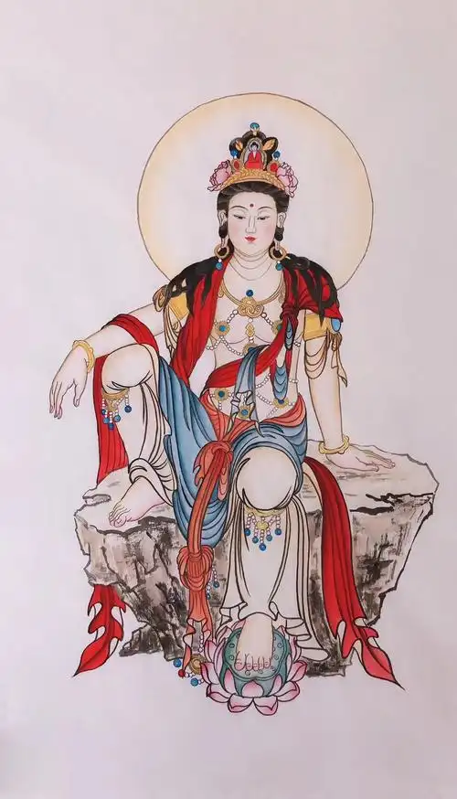 青年画家郝思思笔下的观音三十二法相
