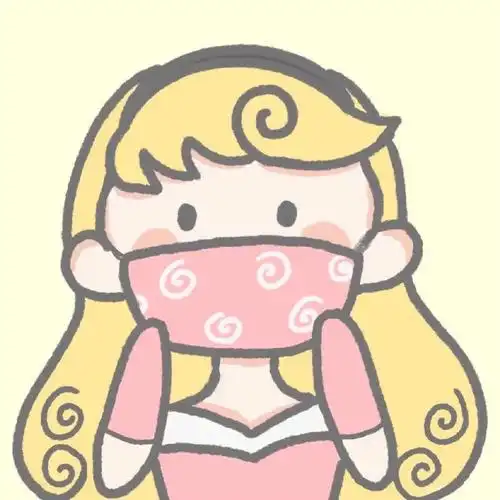 迪士尼公主之戴口罩系列01