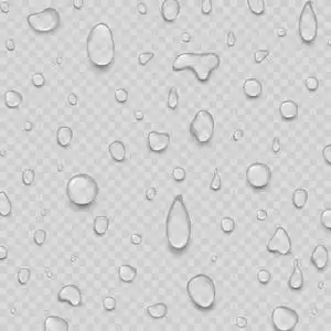 逼真水滴逼真水滴液体透明雨滴飞溅背景矢量图示照片