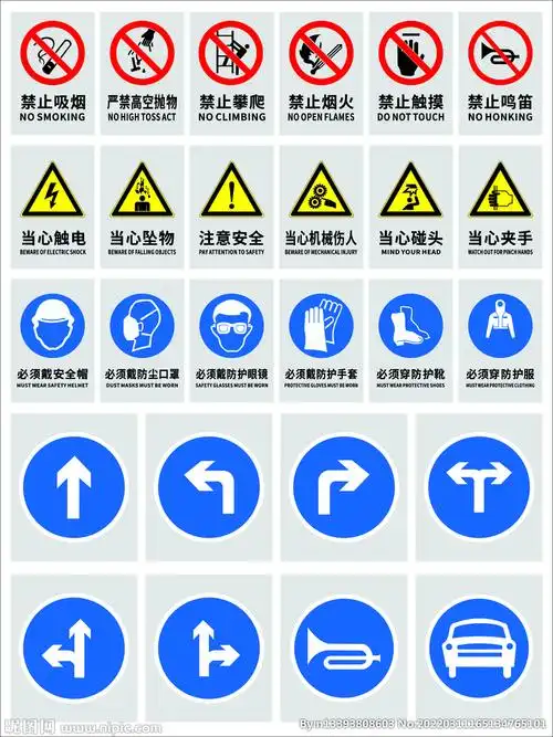 安全标识图片