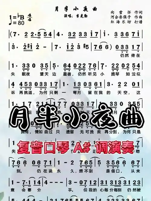 复音口琴演奏口琴曲月半小夜曲感谢支持