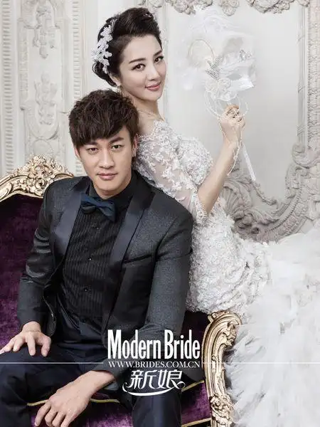 何润东李依晓婚纱照 霸王虞姬穿越而来
