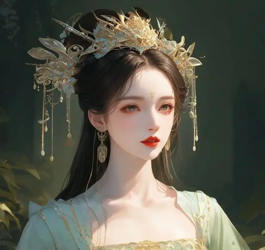 清冷王妃  古风人物  那位清冷王妃,宛如冬天里的一朵冰莲花,清雅高洁