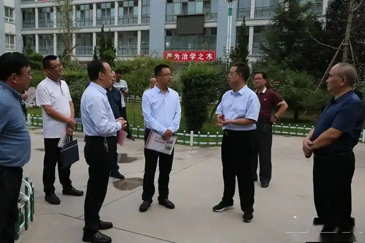 清水县来甘谷考察高中阶段教育教学工作_交流_办学_进行了