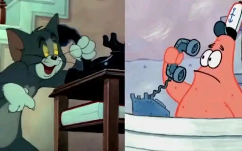 当汤姆猫给派大星打电话时候会发生什么?