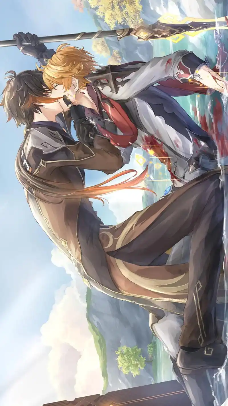 原神 #原神壁纸 #二次元 #钟离 #公子 喜欢这套壁纸嘛 - 抖音