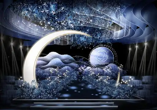 星空婚礼效果图图片