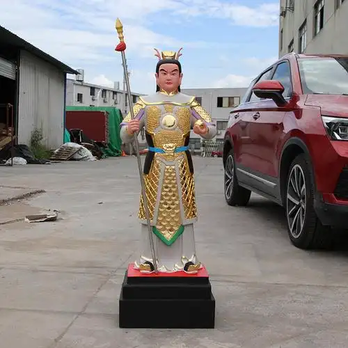 龙王三太子龙角太子降龙太子38厘米1米高树脂玻璃钢彩衣佛像摆件