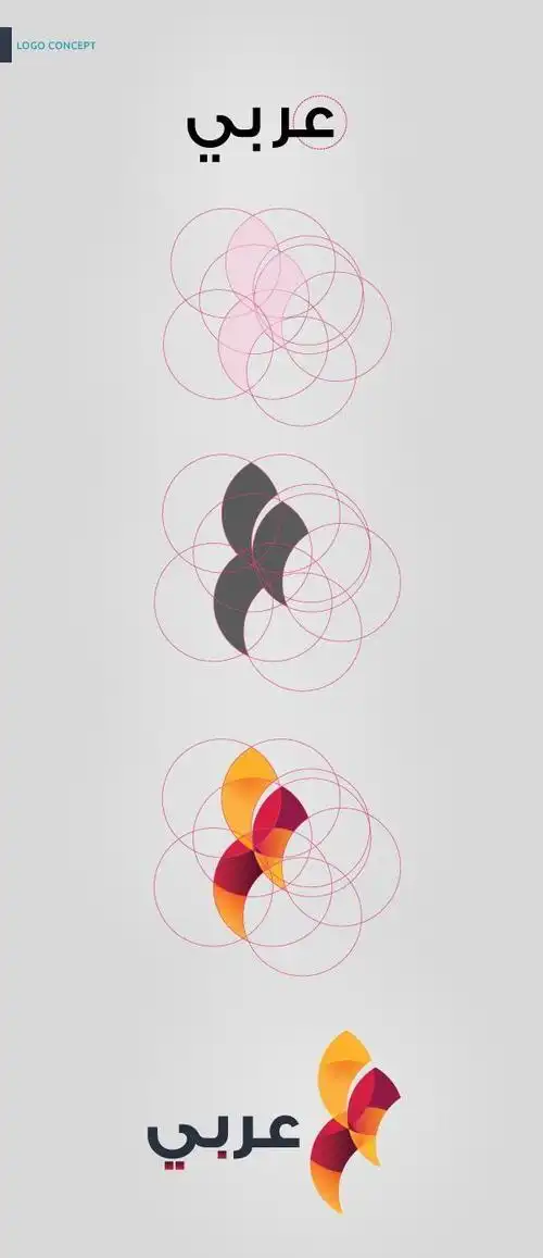 logo设计 之 辅助线.