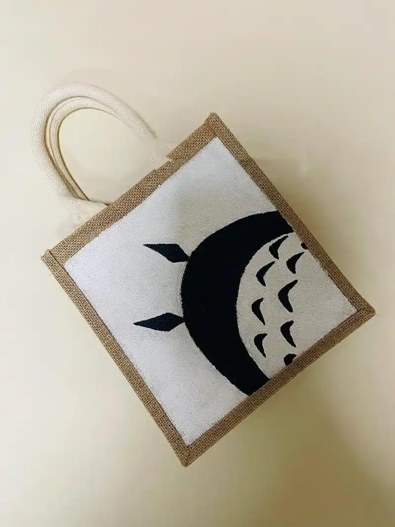 muji麻袋手绘改造#画只龙猫  muji与龙猫93的梦幻联动来了!