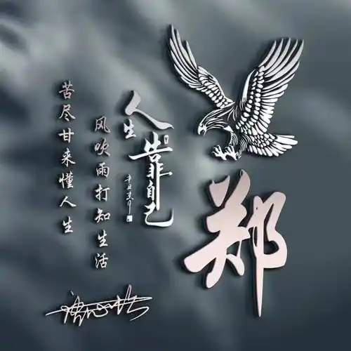 适合做微信,qq头像,超美的53张姓氏头像,人生靠自己!_设计_阳光_评论