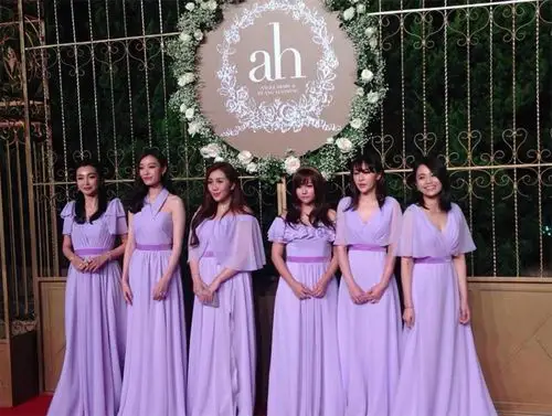 图黄晓明baby伴娘团曝光半年被批颜值低不如伴郎团