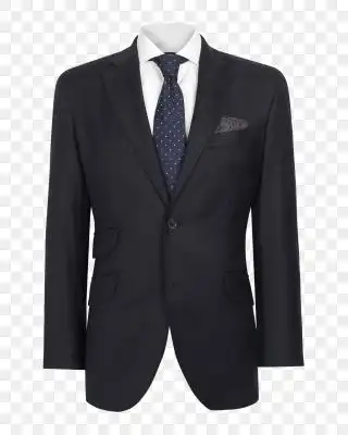 白色背景的新鲜西瓜男士西装证件照模板png素材红色简约大气商务风