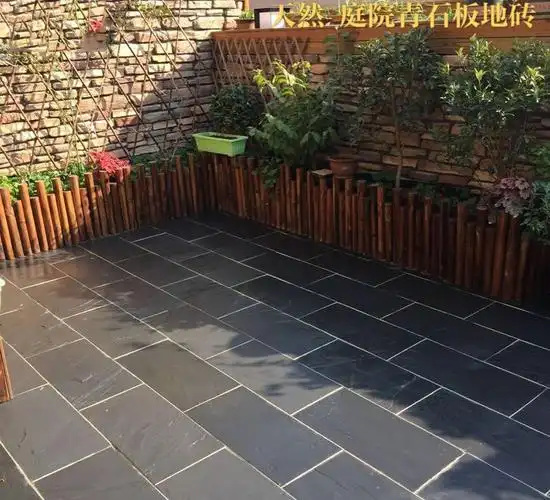 庭院青石板天然文化石仿古青砖别墅花园防滑室外院子地砖广场石材