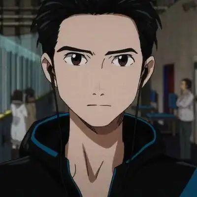 《冰上的尤里》胜生勇利 小天使减肥成功好帅 自截自调动漫男头