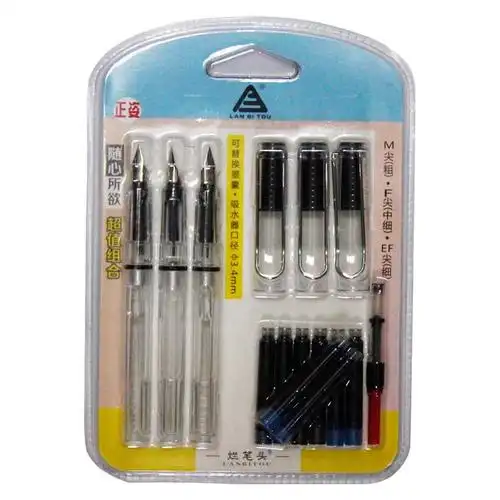 烂笔头(lanbitou) 757-3a半彩组合装钢笔 套装