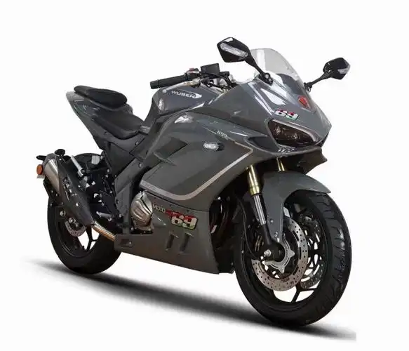 蛟龙跑车火牙杜卡迪1199复古摩托车趴赛双缸水冷摩托车整车