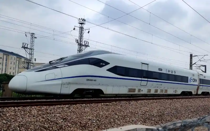 【铁路随拍】crh380d通过沪昆线南翔区间